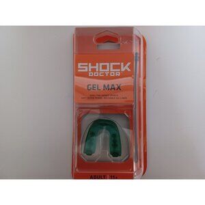 Shock Doctor Gel Max Mouthguard For Impact Sports Adult Ages 11+ Moldable Gel